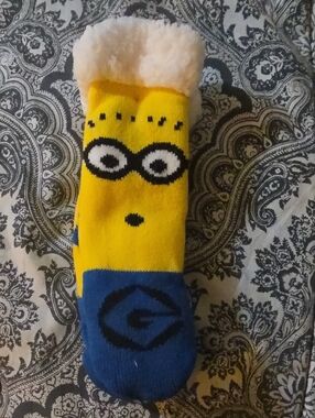 Minions Kids Sherpa Lined Socks